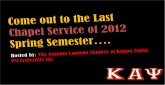 Last Chapel Service Flyer