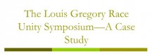 Louis Gregory Symposium
