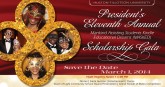 2014 President's MASKED Scholarship Gala Save the Date Flyer