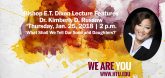 Bishop E.T. Dixon Lecture