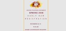 Spring 2018 Early Registration