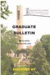 HT Graduate Bulletin 2015-2016