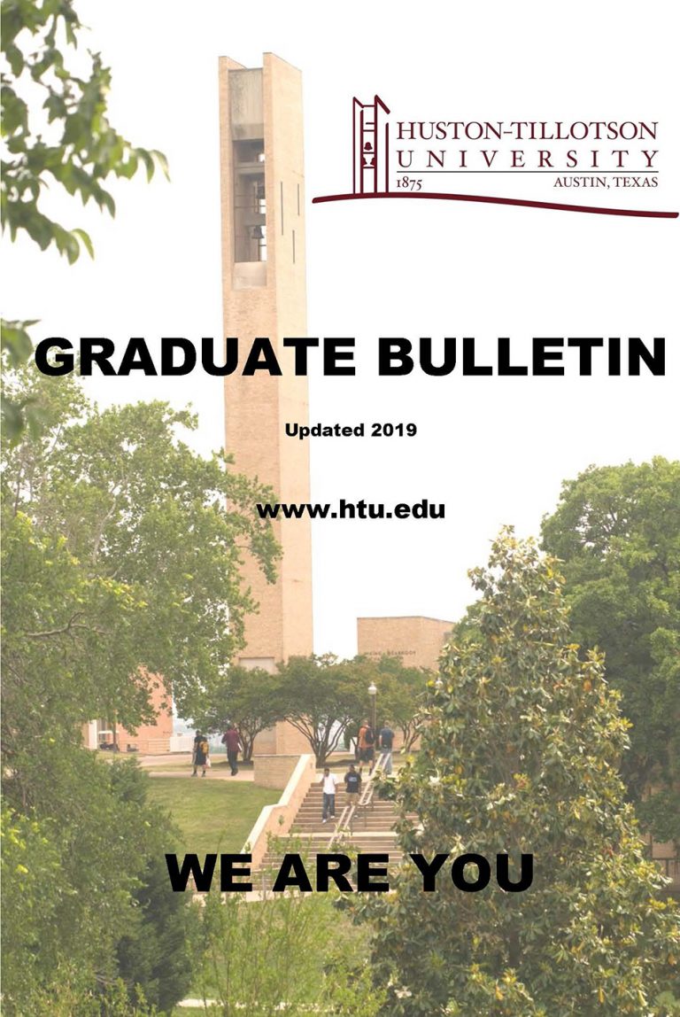 University Bulletin « Huston-Tillotson