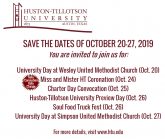 Huston-Tillotson University Charter Day Invitation