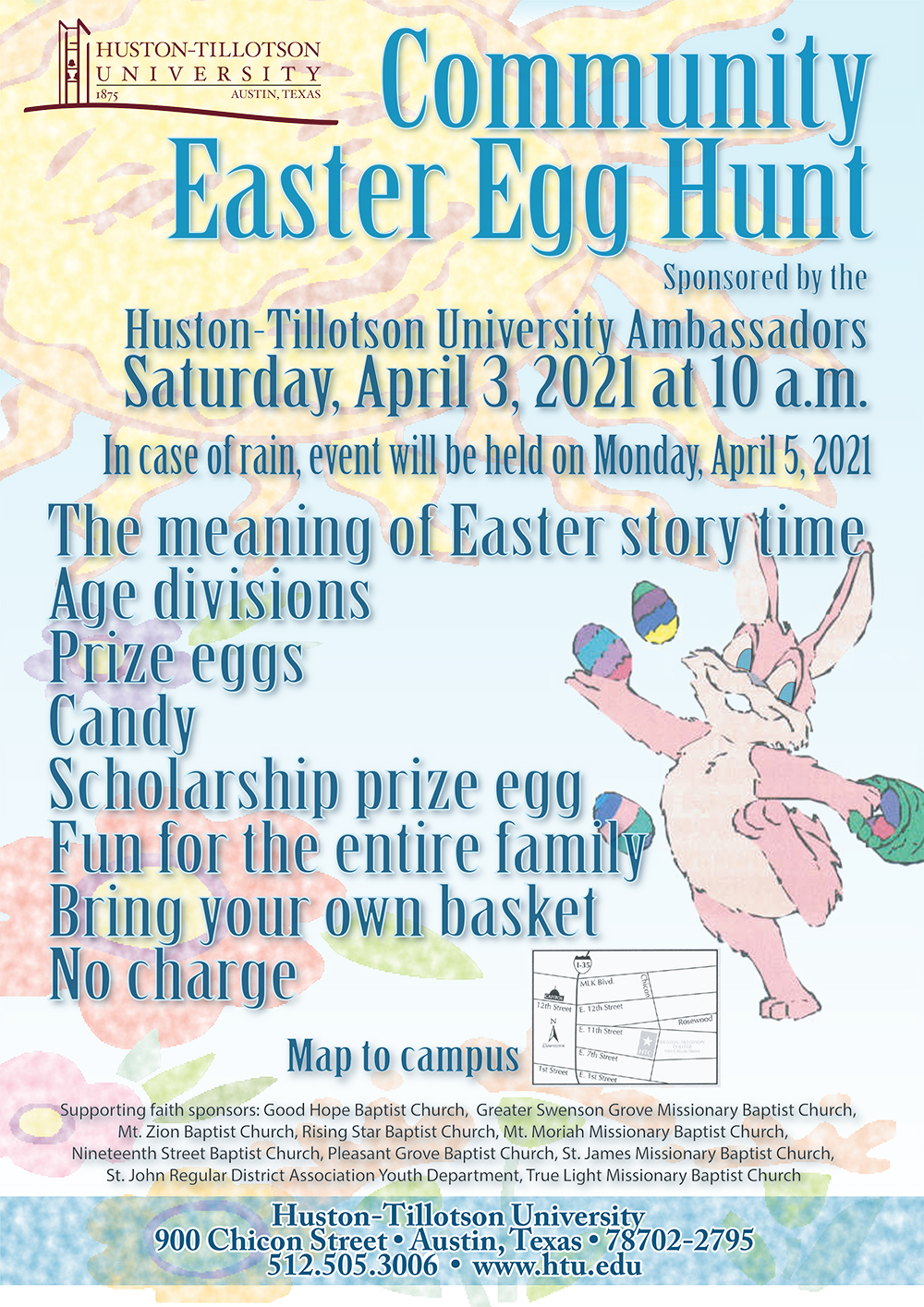 Community Easter Egg Hunt Huston Tillotson