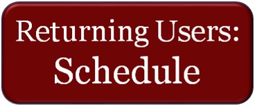 Maroon button with white text indicates that returning users who have created their account should click here to reserve a study room.