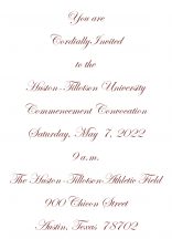 Commencement Invitation