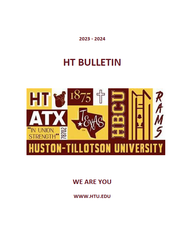 2021-2022 Huston Tillotson University Bulletin